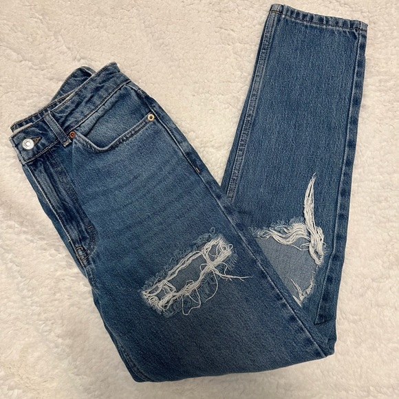 Topshop Mom Jeans Deconstructed - Picture 2 of 11